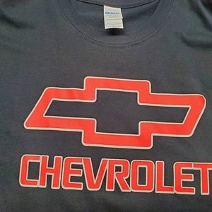 New red Chevrolet t shirt unisex big Chevrolet